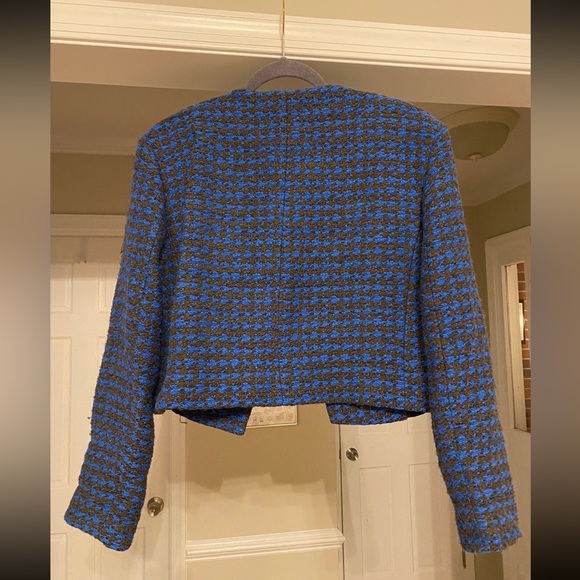 Zara textured houndstooth Blazer - Picture 10 of 11